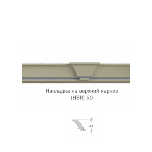 Накладка на верхний карниз (НВК) 50